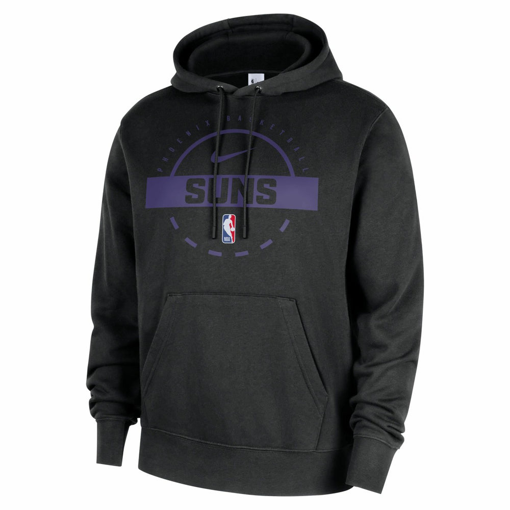 Phoenix Suns 2025/26 Authentic Practice Club Pullover Hoodie Black - Nike