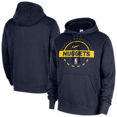 Denver Nuggets 2025/26 Authentic Practice Club Pullover Hoodie Navy - Nike