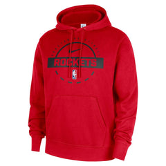 Houston Rockets 2025/26 Authentic Practice Club Pullover Hoodie Red - Nike