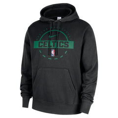 Boston Celtics 2025/26 Authentic Practice Club Pullover Hoodie Black - Nike