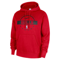 Chicago Bulls 2025/26 Authentic Practice Club Pullover Hoodie Red - Nike