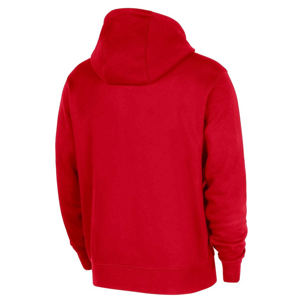 Chicago Bulls 2025/26 Authentic Practice Club Pullover Hoodie Red - Nike
