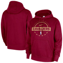 Cleveland Cavaliers 2025/26 Authentic Practice Club Pullover Hoodie Wine - Nike