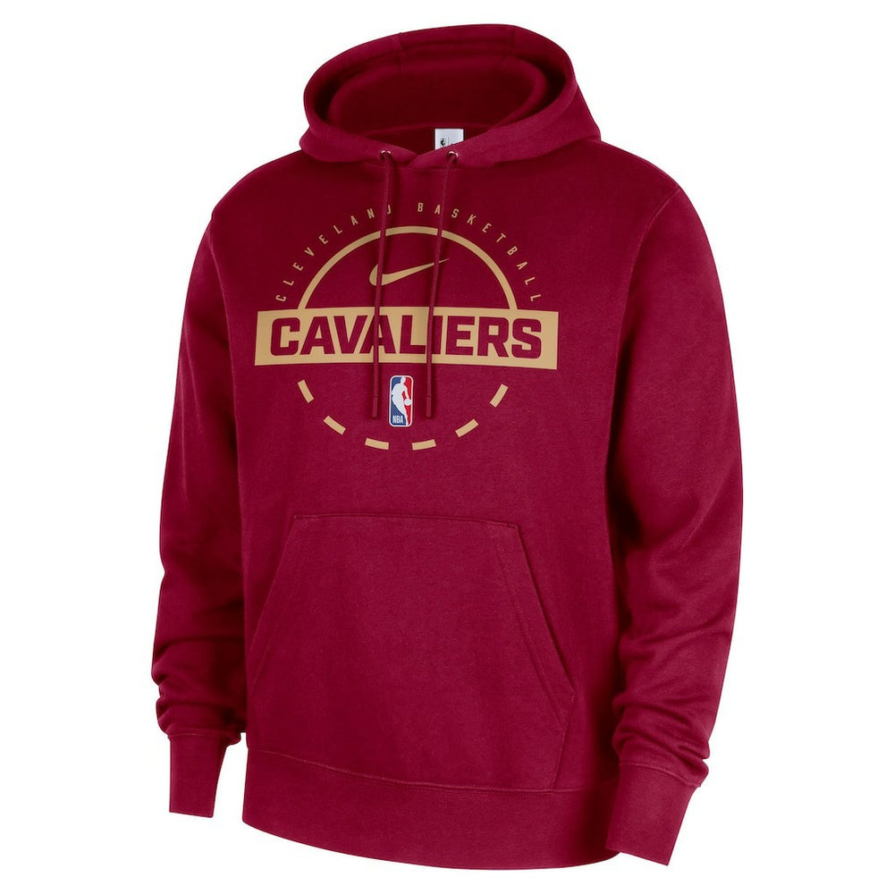 Cleveland Cavaliers 2025/26 Authentic Practice Club Pullover Hoodie Wine - Nike