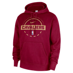 Cleveland Cavaliers 2025/26 Authentic Practice Club Pullover Hoodie Wine - Nike
