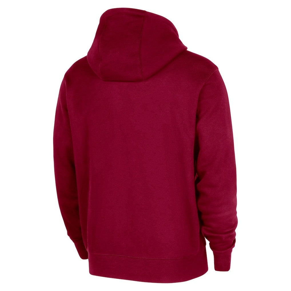 Cleveland Cavaliers 2025/26 Authentic Practice Club Pullover Hoodie Wine - Nike