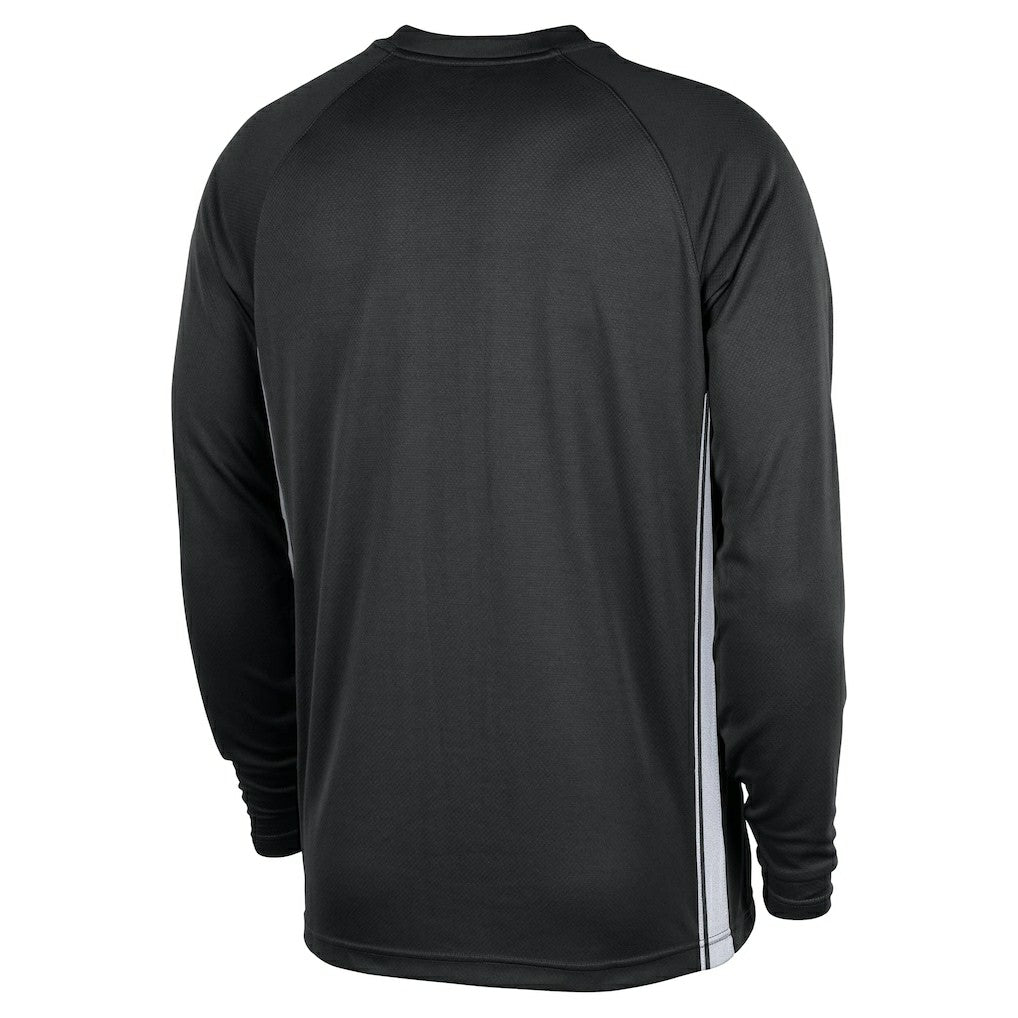 Brooklyn Nets 2025/26 Authentic Pre-Game Legend Dri-FIT Long Sleeve Shooting Shirt Black - Nike