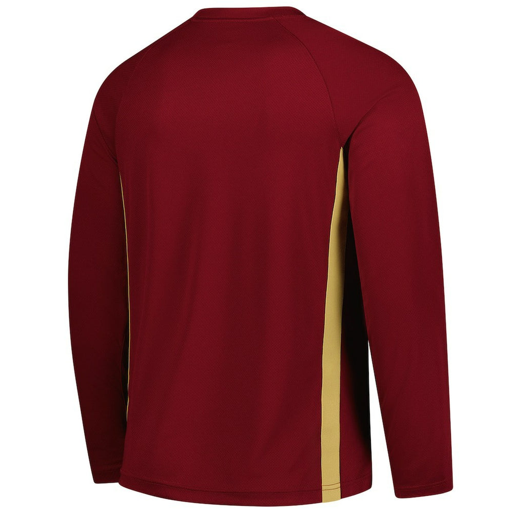Cleveland Cavaliers 2025/26 Authentic Pre-Game Legend Dri-FIT Long Sleeve Shooting Shirt Wine - Nike