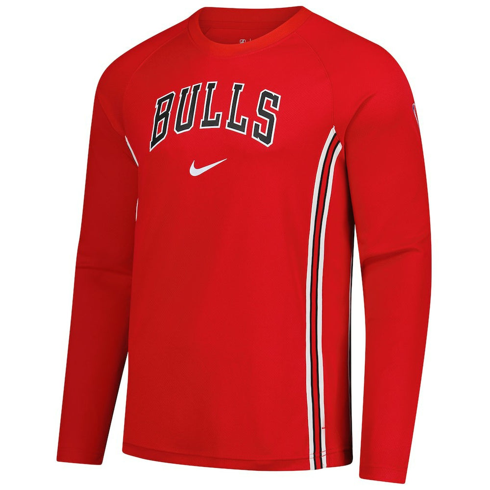 Chicago Bulls 2025/26 Authentic Pre-Game Legend Dri-FIT Long Sleeve Shooting Shirt Red - Nike
