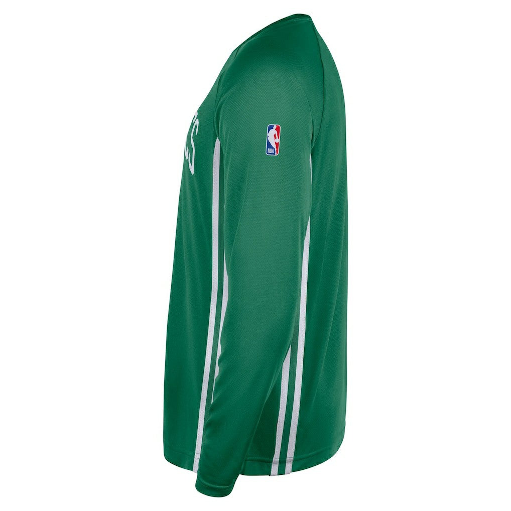 Boston Celtics 2025/26 Authentic Pre-Game Legend Dri-FIT Long Sleeve Shooting Shirt Kelly Green - Nike