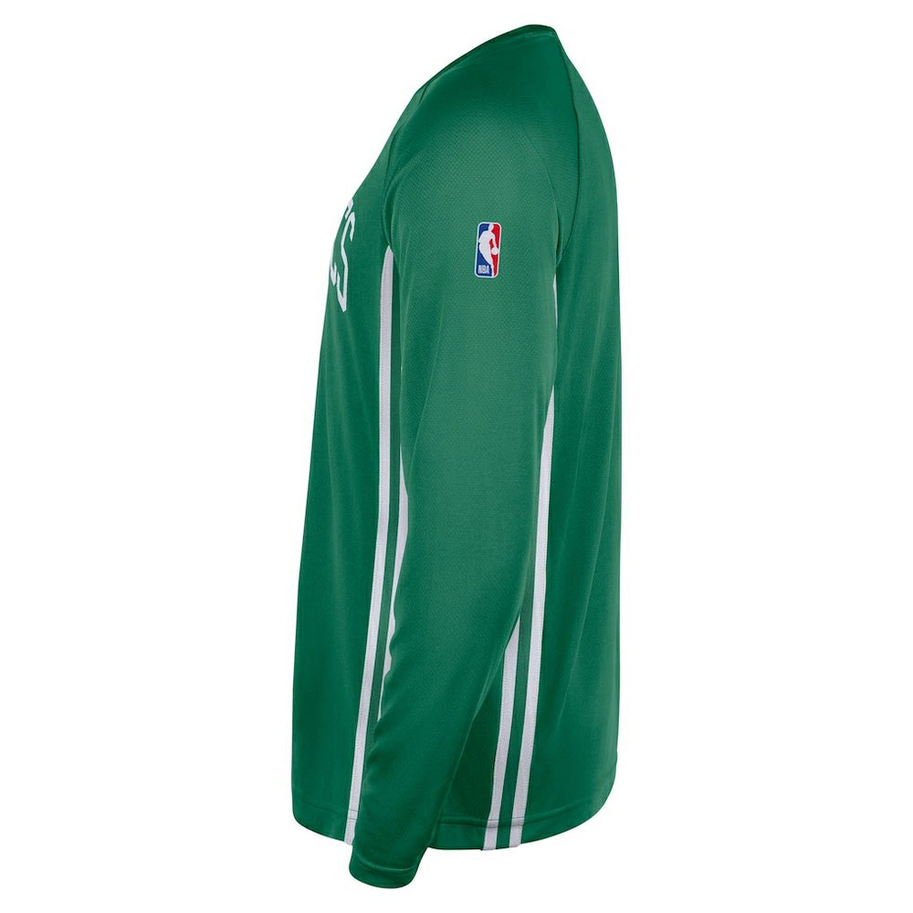 Boston Celtics 2025/26 Authentic Pre-Game Legend Dri-FIT Long Sleeve Shooting Shirt Kelly Green - Nike