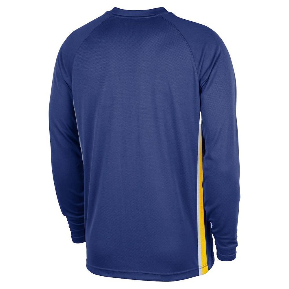 Golden State Warriors 2025/26 Authentic Pre-Game Legend Dri-FIT Long Sleeve Shooting Shirt Royal - Nike