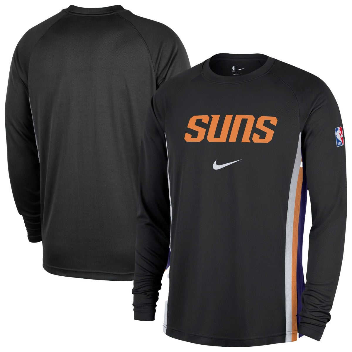 Phoenix Suns 2025/26 Authentic Pre-Game Legend Dri-FIT Long Sleeve Shooting Shirt Black - Nike