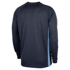 Memphis Grizzlies 2025/26 Authentic Pre-Game Legend Dri-FIT Long Sleeve Shooting Shirt Navy - Nike