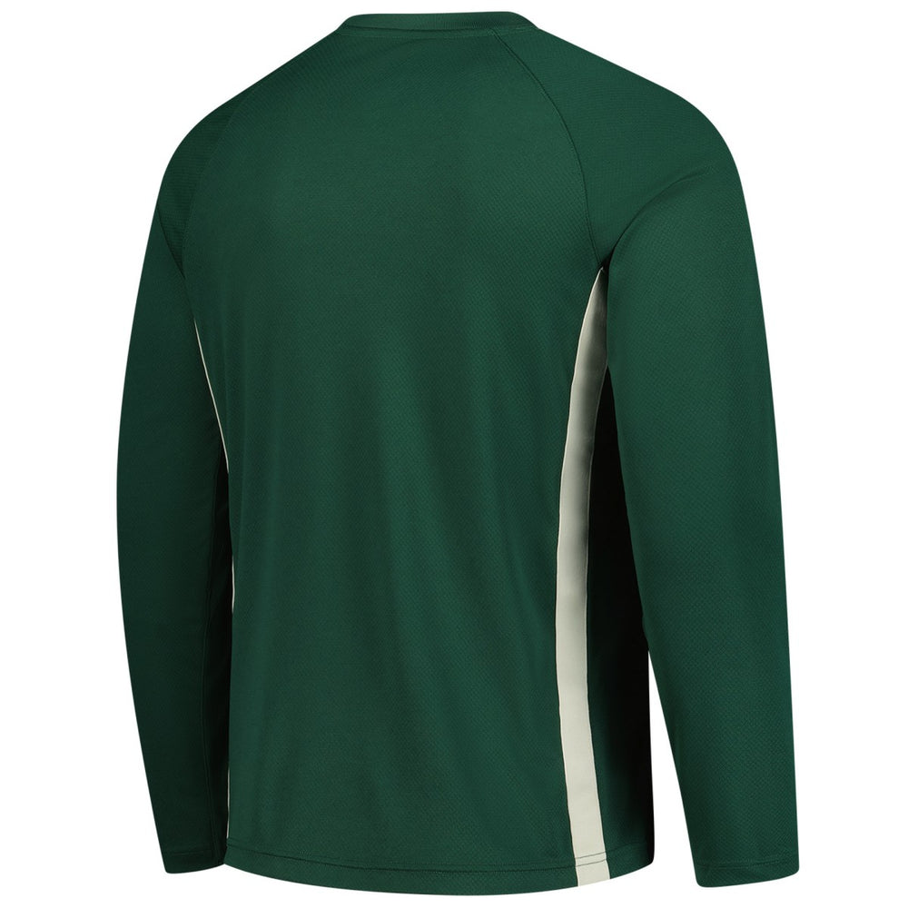 Milwaukee Bucks 2025/26 Authentic Pre-Game Legend Dri-FIT Long Sleeve Shooting Shirt Hunter Green - Nike