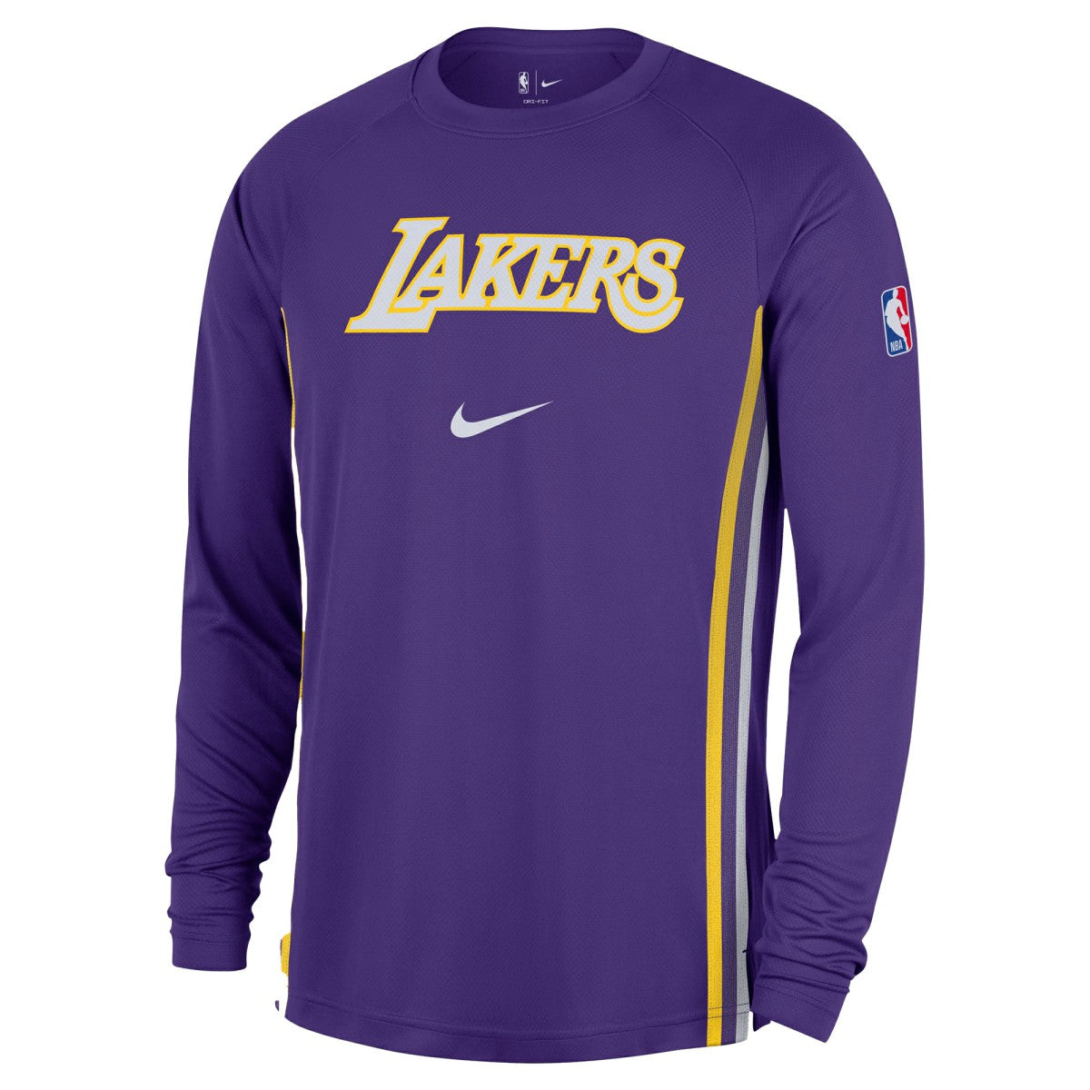 Los Angeles Lakers 2025/26 Authentic Pre-Game Legend Dri-FIT Long Sleeve Shooting Shirt Purple - Nike