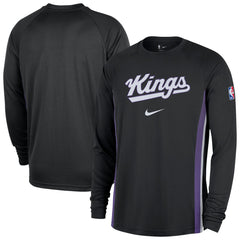 Sacramento Kings 2025/26 Authentic Pre-Game Legend Dri-FIT Long Sleeve Shooting Shirt Black - Nike