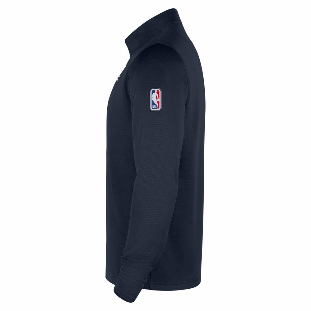 Washington Wizards 2025/26 Authentic Coaches Quarter-Zip Dri-Fit Top Navy - Nike