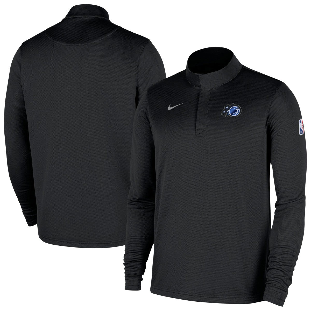 Orlando Magic 2025/26 Authentic Coaches Quarter-Zip Dri-Fit Top Black - Nike
