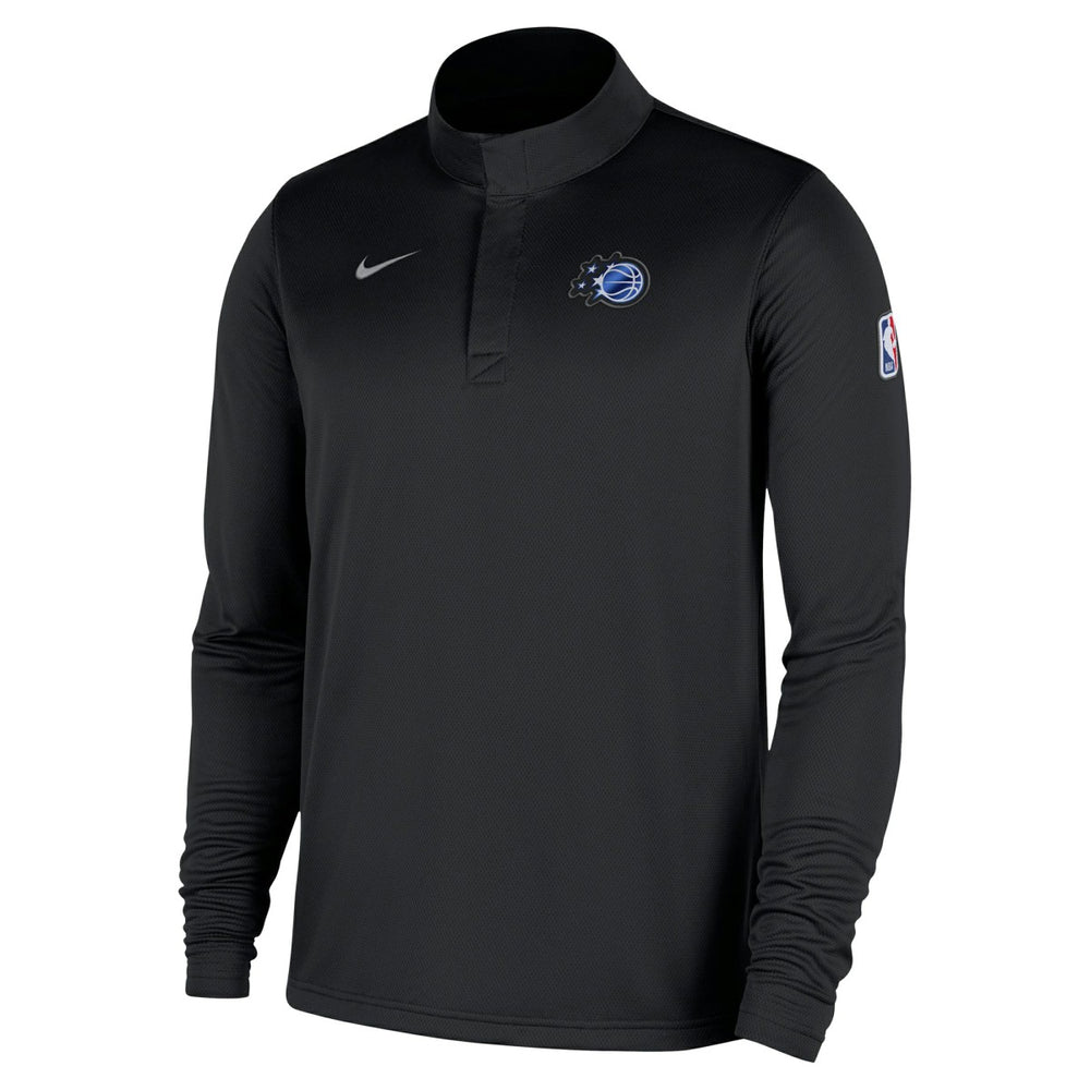 Orlando Magic 2025/26 Authentic Coaches Quarter-Zip Dri-Fit Top Black - Nike