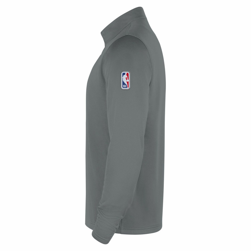 San Antonio Spurs 2025/26 Authentic Coaches Quarter-Zip Dri-Fit Top Silver - Nike