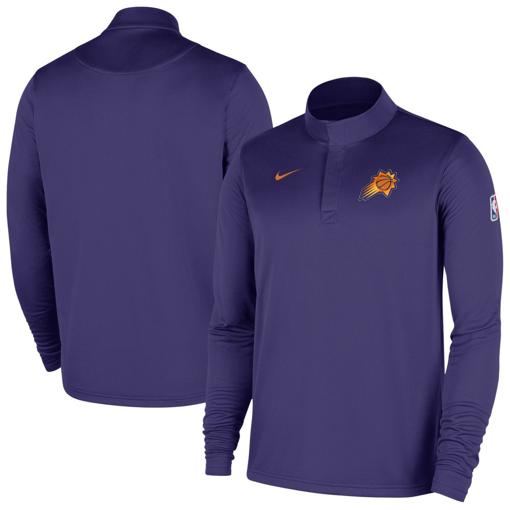 Phoenix Suns 2025/26 Authentic Coaches Quarter-Zip Dri-Fit Top Purple - Nike