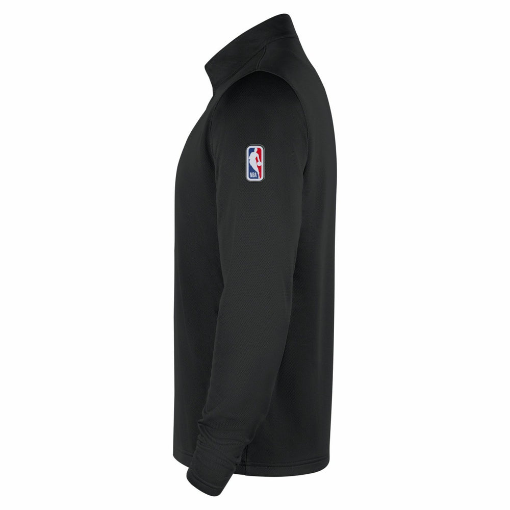 Milwaukee Bucks 2025/26 Authentic Coaches Quarter-Zip Dri-Fit Top Black - Nike