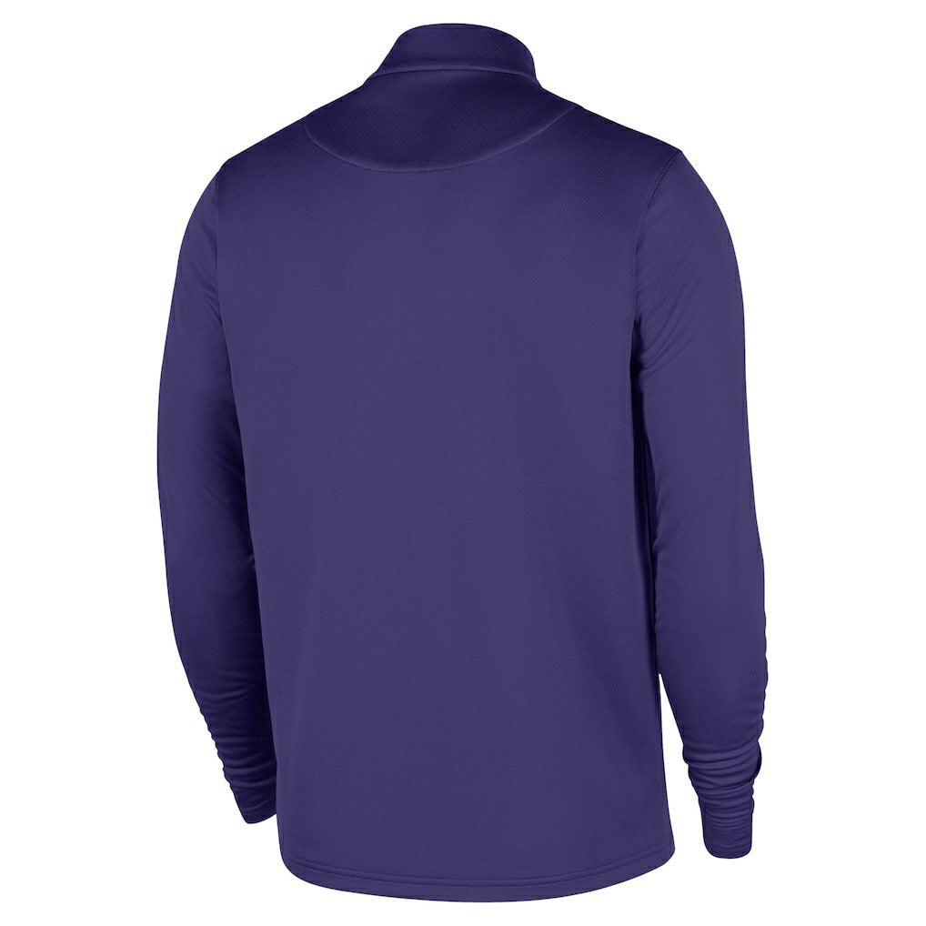Charlotte Hornets 2025/26 Authentic Coaches Quarter-Zip Dri-Fit Top Purple - Nike