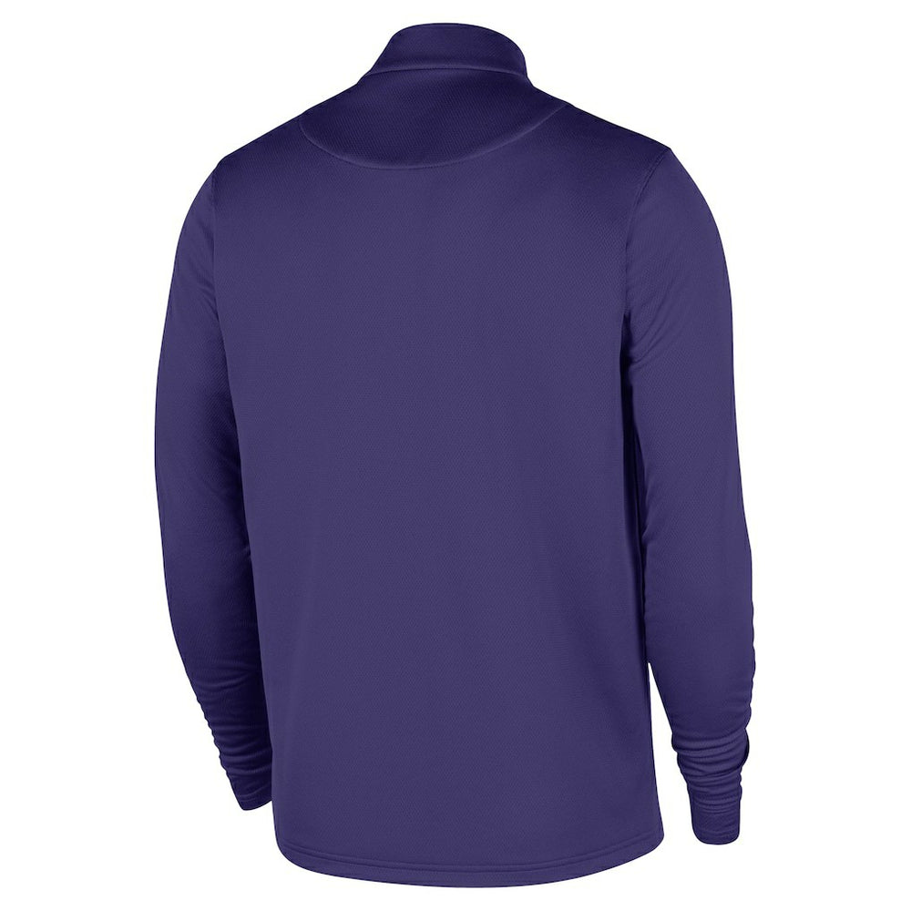 Charlotte Hornets 2025/26 Authentic Coaches Quarter-Zip Dri-Fit Top Purple - Nike