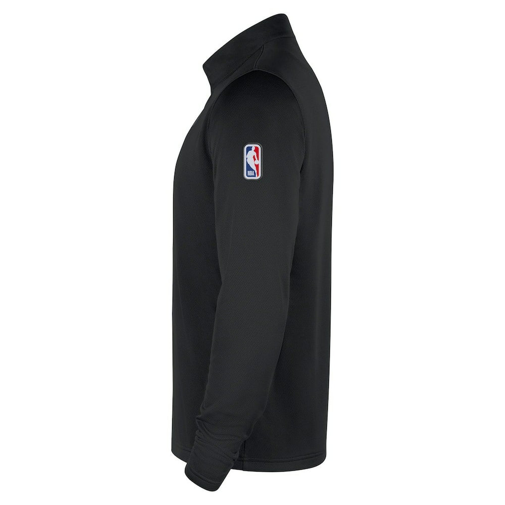Dallas Mavericks 2025/26 Authentic Coaches Quarter-Zip Dri-Fit Top Black - Nike