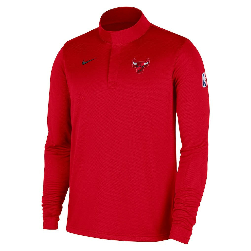 Chicago Bulls 2025/26 Authentic Coaches Quarter-Zip Dri-Fit Top Red - Nike outlet