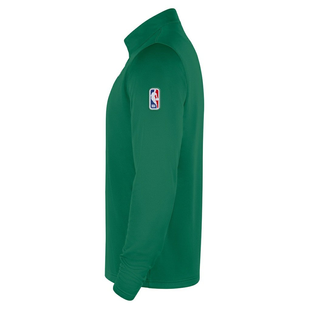 Boston Celtics 2025/26 Authentic Coaches Quarter-Zip Dri-Fit Top Kelly Green - Nike