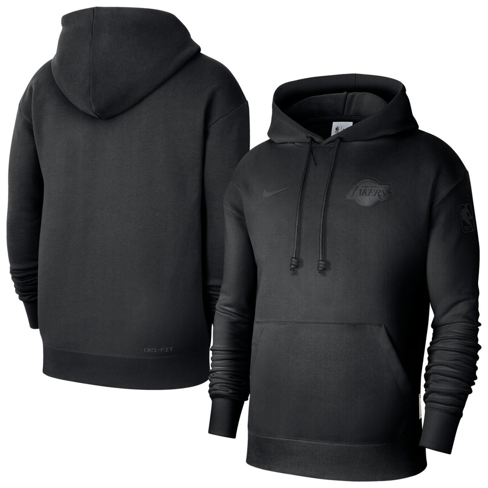 Los Angeles Lakers Men's Authentic Travel Standard Issue Dri-Fit Hoodie Black - Nike