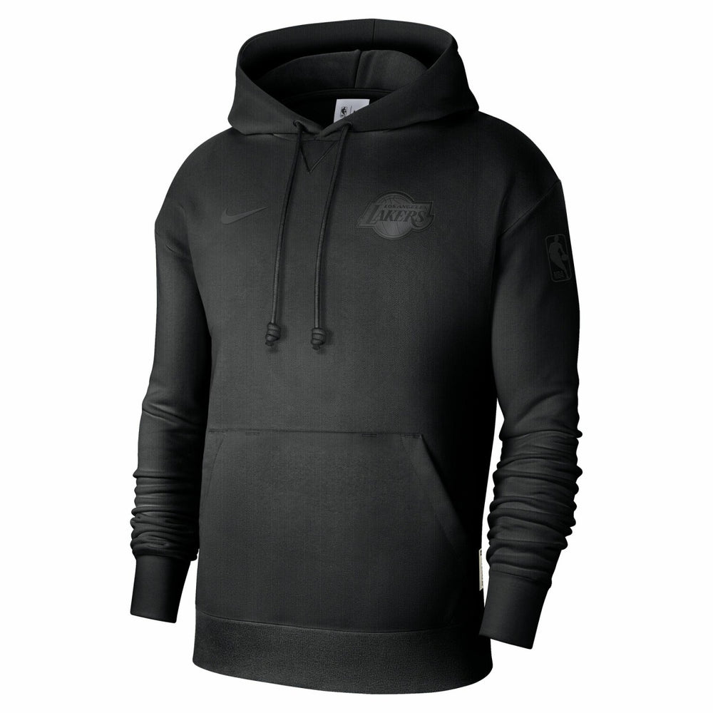 Los Angeles Lakers Men's Authentic Travel Standard Issue Dri-Fit Hoodie Black - Nike