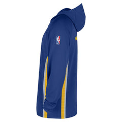Golden State Warriors Authentic On Court Zone Quarter-Zip Dri-FIT Hoodie Jacket Blue - Nike