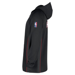 Miami Heat Authentic On Court Zone Quarter-Zip Dri-FIT Hoodie Jacket Black - Nike