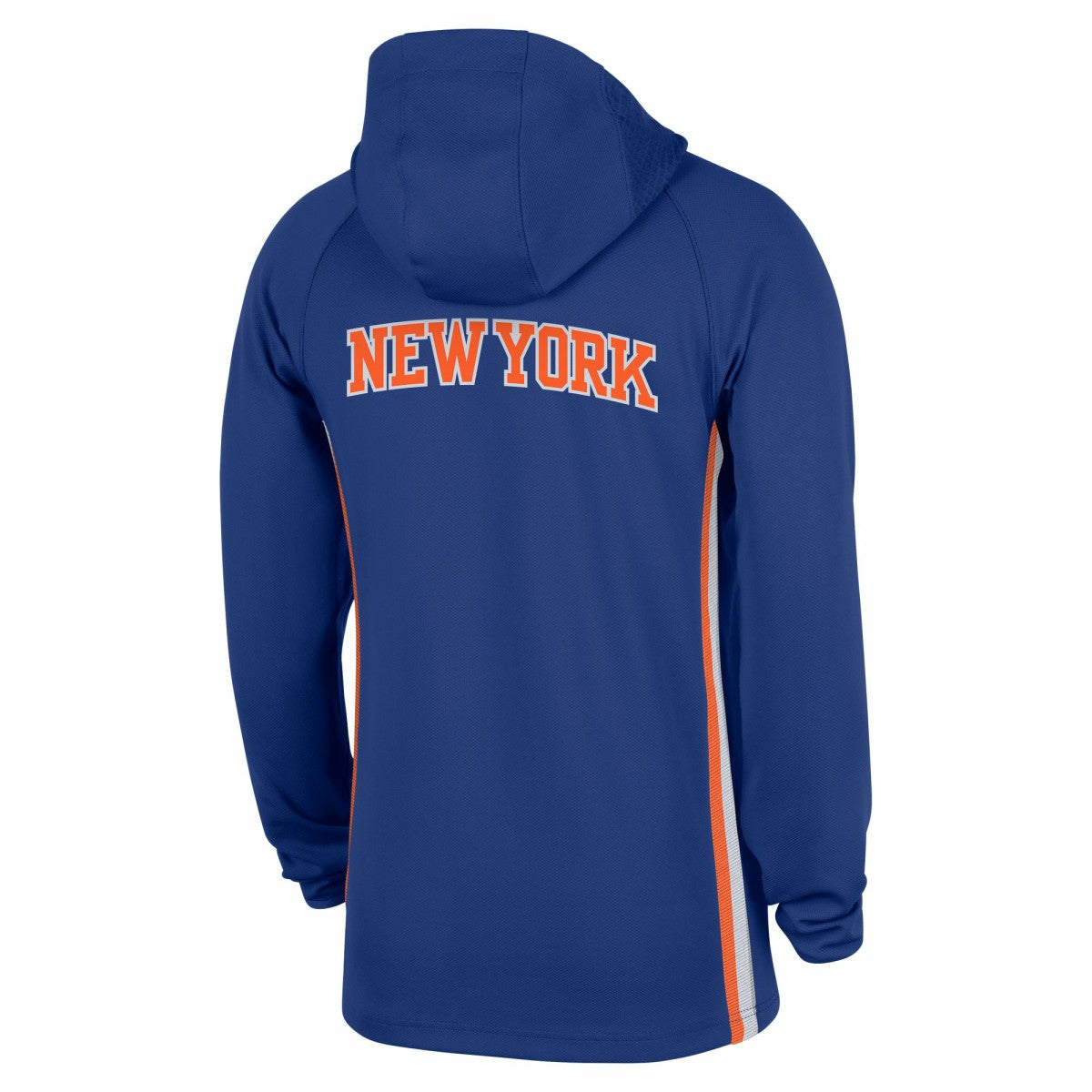 New York Knicks Authentic On Court Zone Quarter-Zip Dri-FIT Hoodie Jacket Blue - Nike