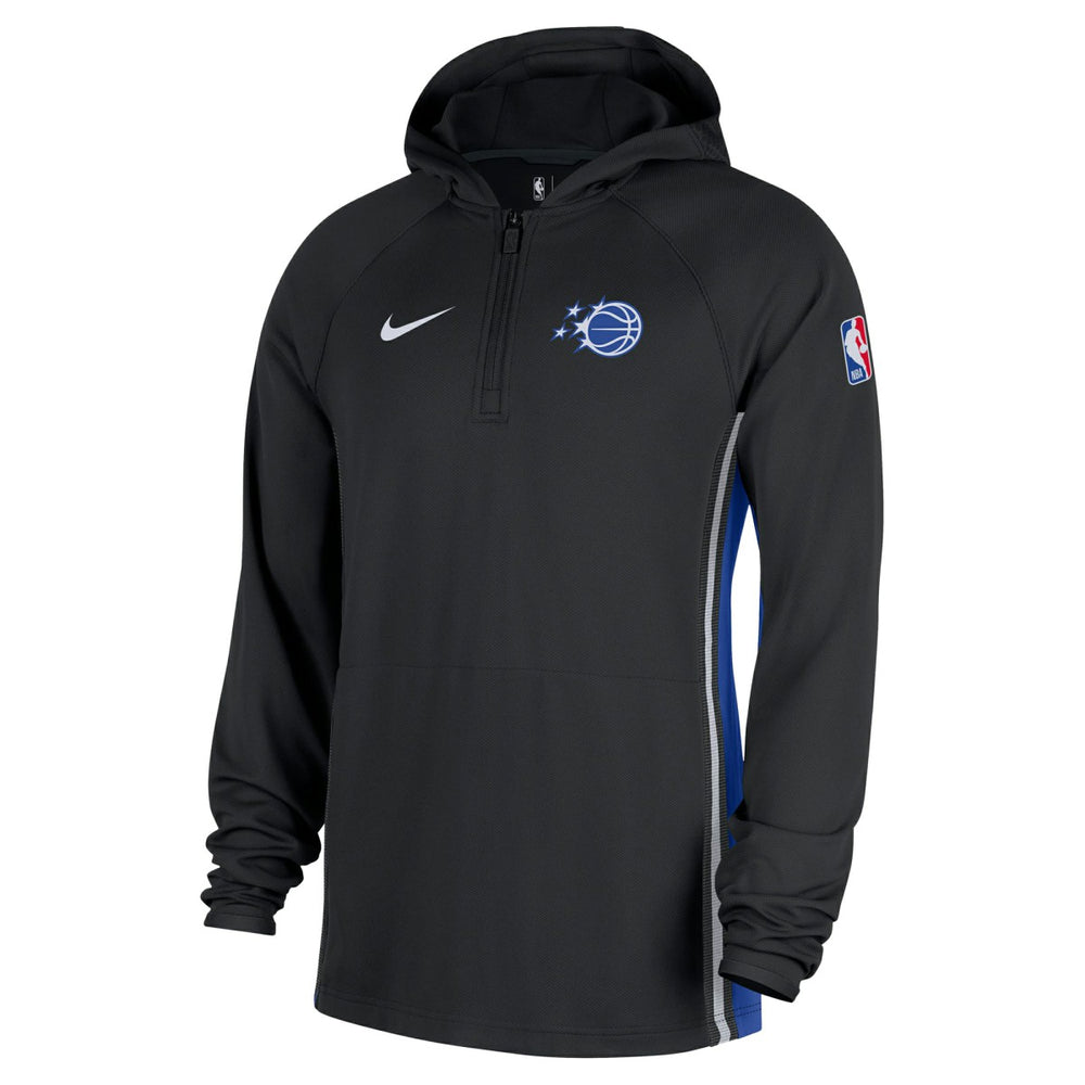 Orlando Magic Authentic On Court Zone Quarter-Zip Dri-FIT Hoodie Jacket Black - Nike