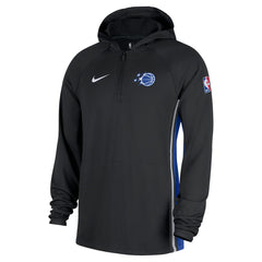 Orlando Magic Authentic On Court Zone Quarter-Zip Dri-FIT Hoodie Jacket Black - Nike