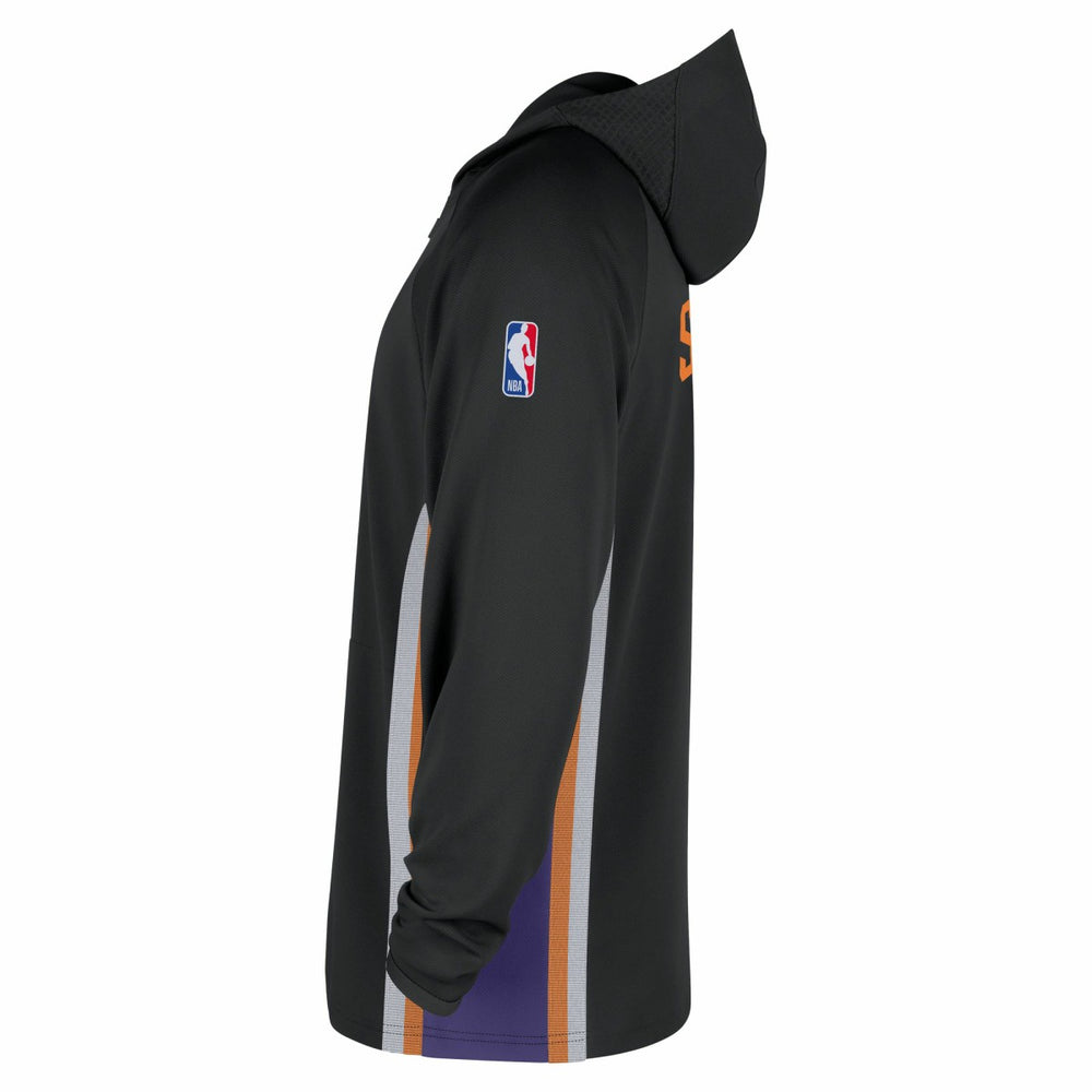Phoenix Suns Authentic On Court Zone Quarter-Zip Dri-FIT Hoodie Jacket Black - Nike
