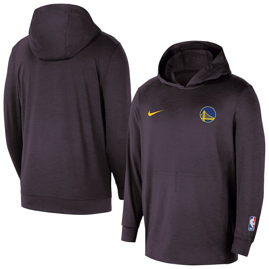 Golden State Warriors Authentic Practice Yoga Restore Dri-Fit Pullover Hoodie Black - Nike
