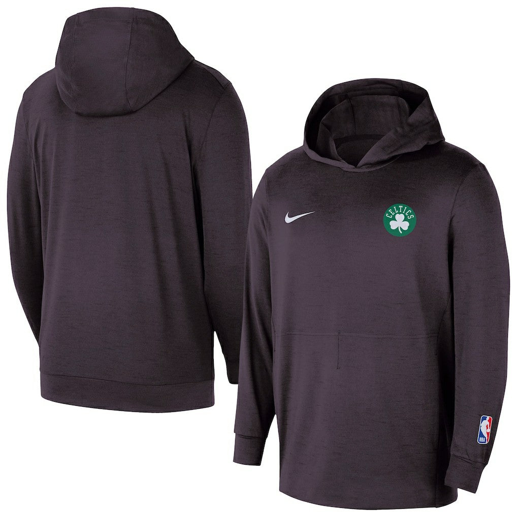 Boston Celtics Authentic Practice Yoga Restore Dri-Fit Pullover Hoodie Black - Nike