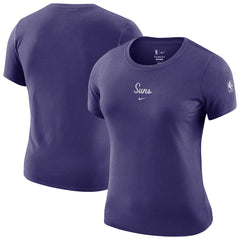 Phoenix Suns Women's Courtside Modest Cropped Tri-Blend T-Shirt Purple - Nike outlet