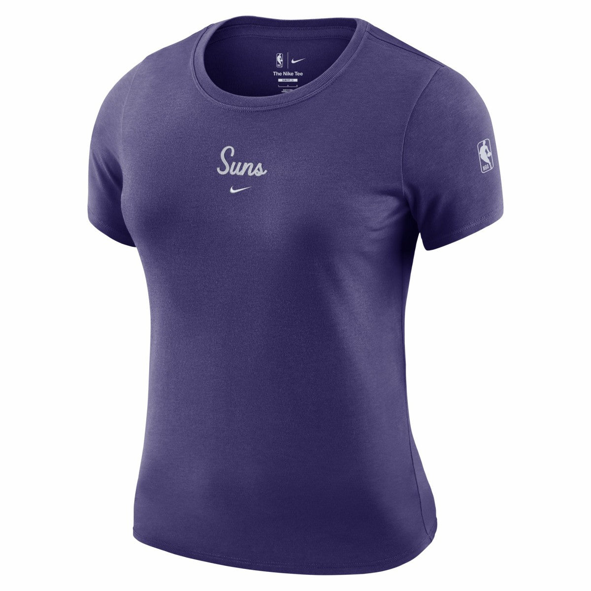 Phoenix Suns Women's Courtside Modest Cropped Tri-Blend T-Shirt Purple - Nike outlet
