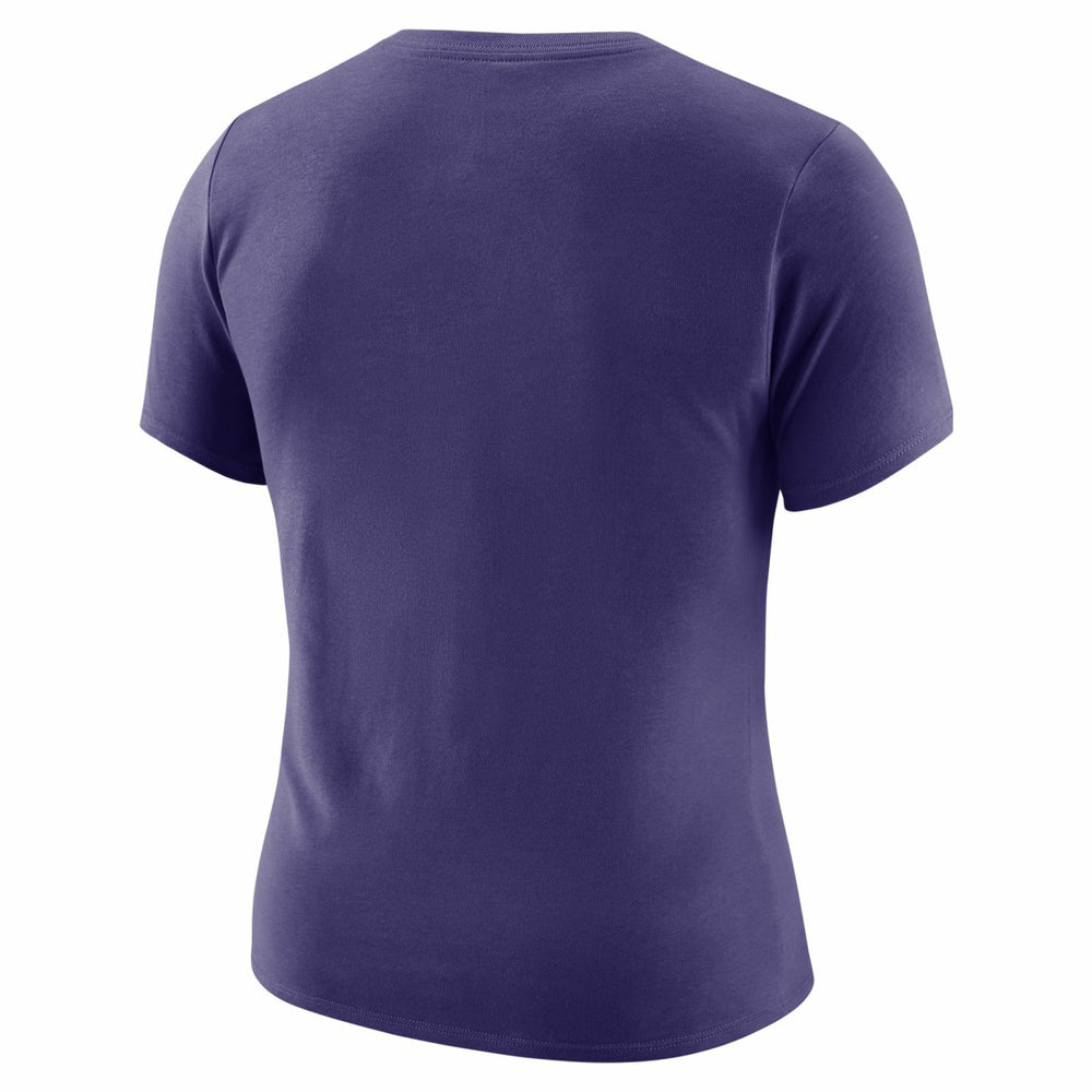 Phoenix Suns Women's Courtside Modest Cropped Tri-Blend T-Shirt Purple - Nike outlet