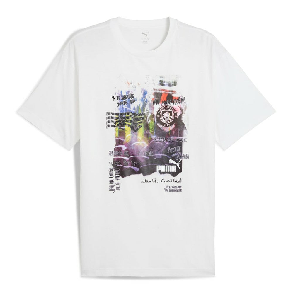 Manchester City ftblNRGY+ T-Shirt White - Puma cheap