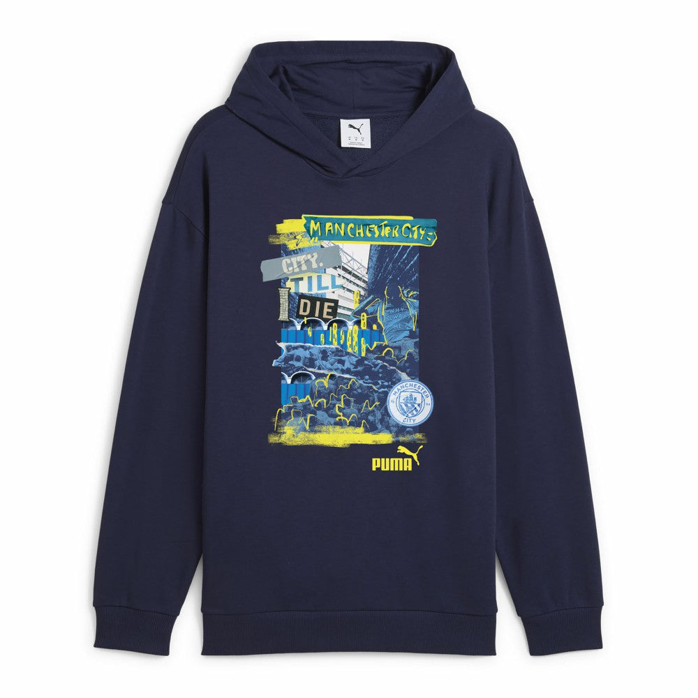 Manchester City ftblNRGY+ Pullover Hoodie Navy - Puma on sale