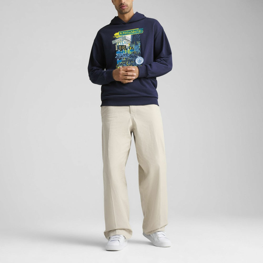 Manchester City ftblNRGY+ Pullover Hoodie Navy - Puma on sale