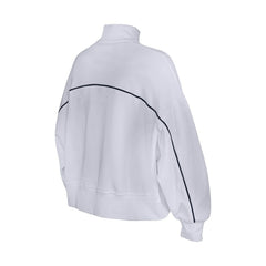 New Era Denver Broncos Female Adult White Functional Fandom Quarter-Zip Sweatshirt