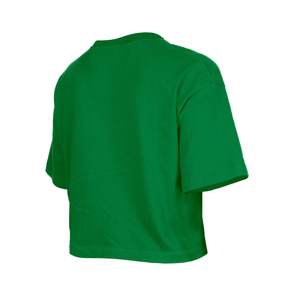 Philadelphia Eagles New Era Girl's Flip Sequin Boxy T-Shirt - Kelly Green T-shirts